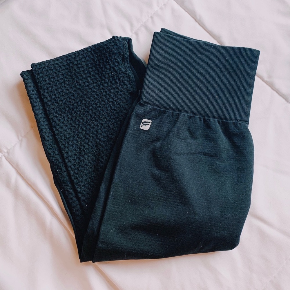 Fabletics Mesh Bottom Leggings - image 1